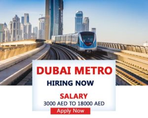 dubai metro job